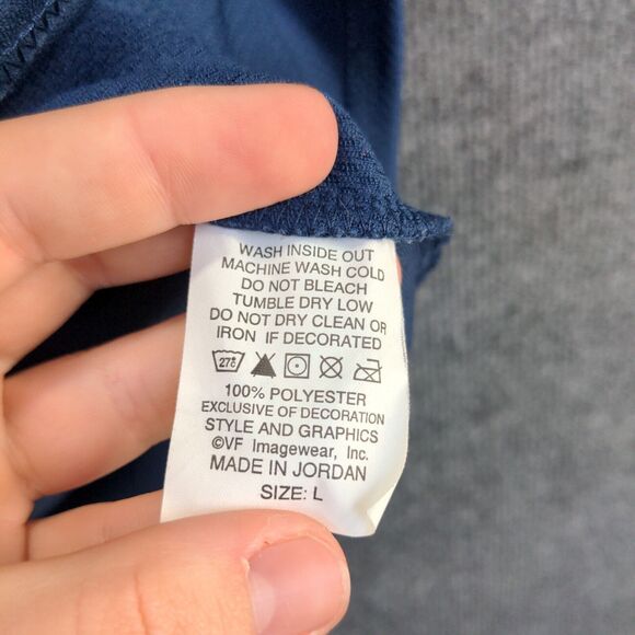 Chase Authentics Men's NASCAR DuPont Jeff Gordon Button Up Shirt Blue Large - Picture 16 of 16